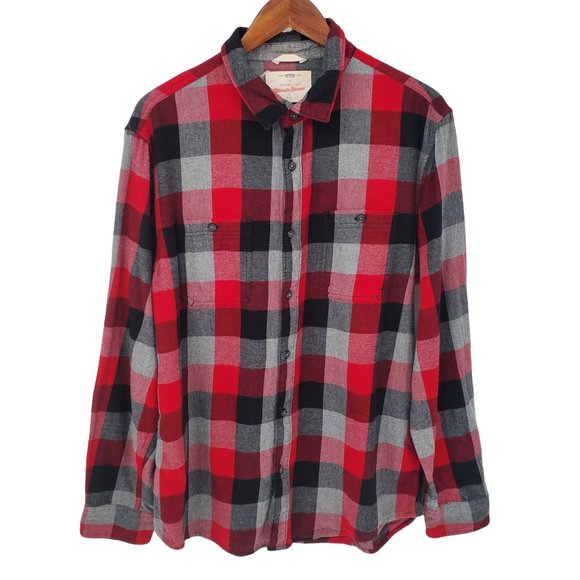 urban pipeline Other - Urban Pipeline Mens Multicolor Plaid Long Sleeve Button Down Shirt Sz L Flannel